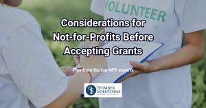 Considerations for Not-for-Profits Before Accepting Grants